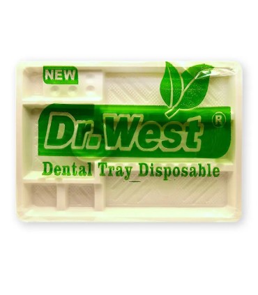سینی یکبار مصرف دندانپزشکی دکتر وست