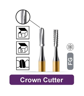 فرز کارباید کراون بر توربین - Dentalree