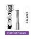 فرز کارباید استوانه ای ته صاف X-Cut هندپیس - Dentalree